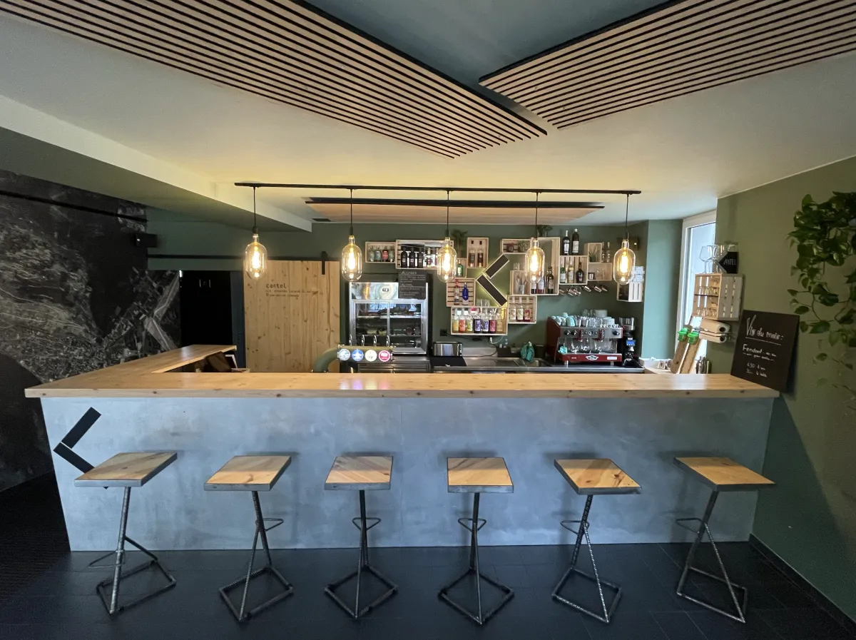 Le comptoir du café·bar